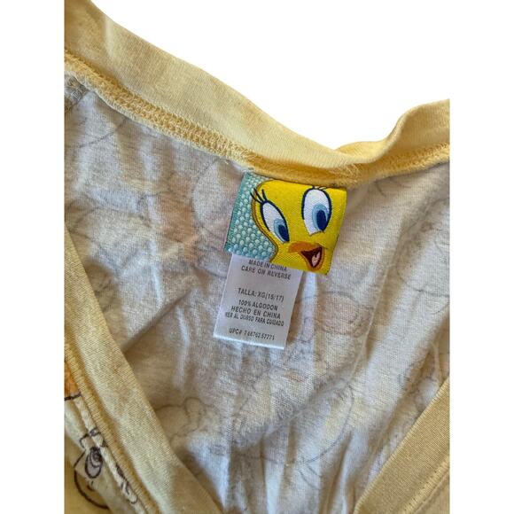 Y2k Warner bros tweety bird baby doll tee - Picture 2 of 5